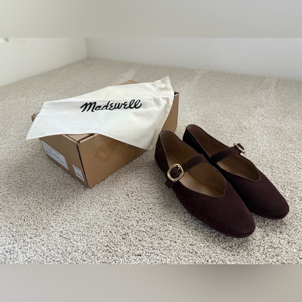 Madewell Remy Ballet Flat in Suede